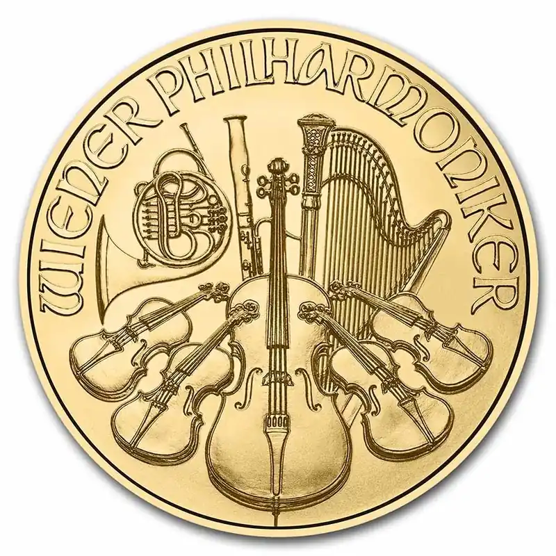 Philharmoniker 1/10 troy ounce gouden munt 2026 - Goudverzekerd Darmowa dostawa
