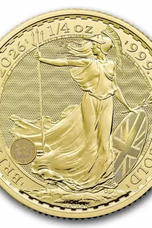 Britannia 1/4 troy ounce gouden munt 2026 - Goudverzekerd Popularny