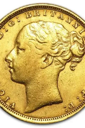 Oryginalny British Gold Sovereign Queen Victoria Young Head gouden munt - 1838-1887 - Goudverzekerd
