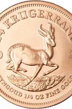 Autentyczny Krugerrand 1/4 troy ounce gouden munt 2025 - Goudverzekerd