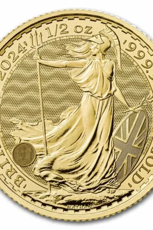 Najlepsza cena Britannia 1/10 troy ounce gouden munt 2025 - Goudverzekerd