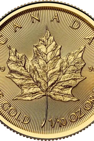 Oferta limitowana Maple Leaf 1/10 troy ounce gouden munt 2025 - Goudverzekerd