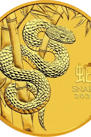 Zwrot pieniędzy Lunar Series III Snake 1/10 troy ounce gouden munt 2025 - Goudverzekerd