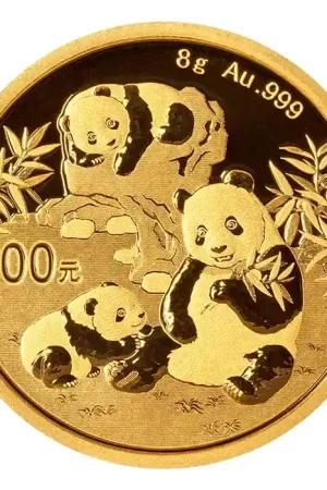 Tani Panda 8 gram gouden munt 2025 - Goudverzekerd