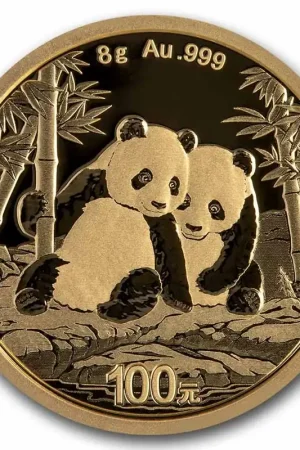 Panda 8 gram gouden munt 2026 - Goudverzekerd Zwrot pieniędzy
