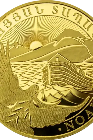 Wysoka jakość Armenian Noahs Ark 1/4 troy ounce gouden munt 2025 - Goudverzekerd