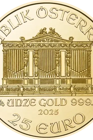 Philharmoniker 1/4 troy ounce gouden munt 2025 - Goudverzekerd Nowość