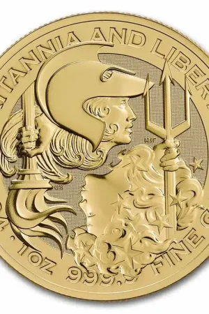 Britannia & Liberty 1 troy ounce gouden munt 2024 - Goudverzekerd Ostatnia szansa