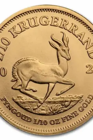Krugerrand 1/10 troy ounce gouden munt 2024 - Goudverzekerd Popularny
