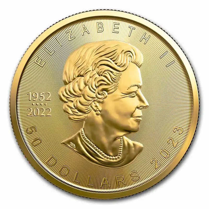 Maple Leaf 1 troy ounce gouden munt 2023 - Goudverzekerd Autentyczny
