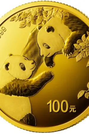 Panda 8 gram gouden munt 2023 - Goudverzekerd Niska cena