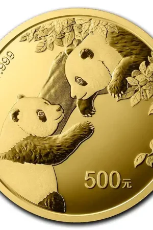 Panda 30 gram gouden munt 2023 - Goudverzekerd Promocja