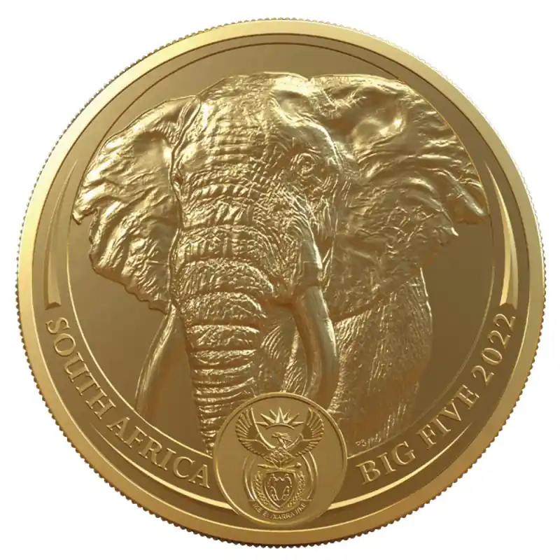 Szybka dostawa African Big Five Series II: Elephant munt - Goudverzekerd