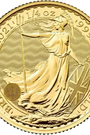 Britannia 1/4 troy ounce gouden munt 2022 - Goudverzekerd Oferta limitowana