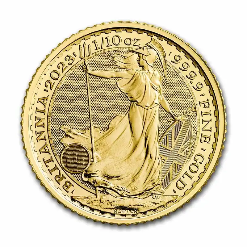 Najlepsza cena Britannia 1/4 troy ounce gouden munt 2023 - Goudverzekerd