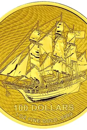 Tylko dziś Cook Island Bounty 1 troy ounce gouden munt 2021 - Goudverzekerd