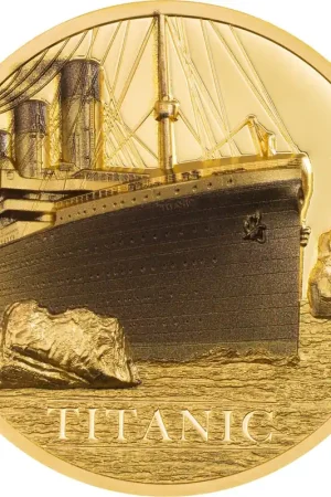 Cook Islands Titanic 1 troy ounce gouden munt 2022 - Goudverzekerd Wysoka jakość