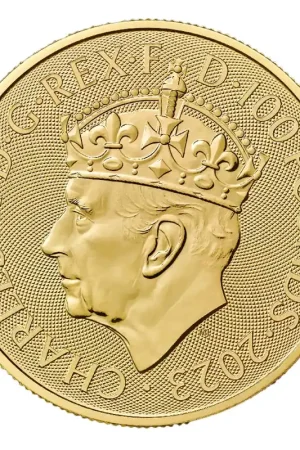 Niska cena Coronation Charles III 1 troy ounce gouden munt 2023 - Goudverzekerd
