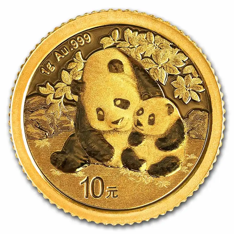 Oferta limitowana Panda 1 gram gouden munt 2024 - Goudverzekerd