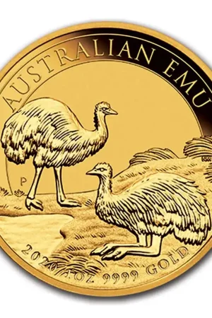 Australian Emu 1 troy ounce gouden munt 2020 - Goudverzekerd Wyprzedaż