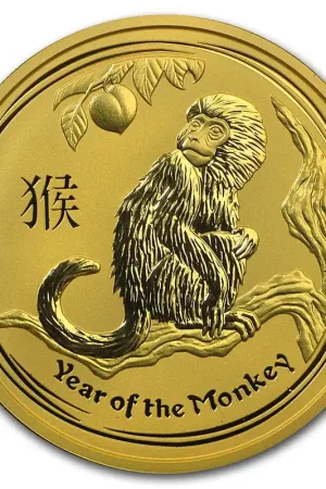 Popularny Lunar Aap 2 troy ounce gouden munt 2016 - Goudverzekerd