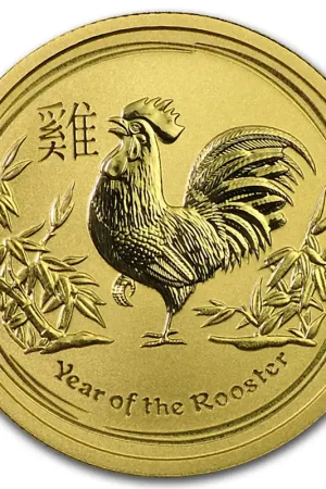 Lunar Haan 1 troy ounce gouden munt 2017 - Goudverzekerd Tani