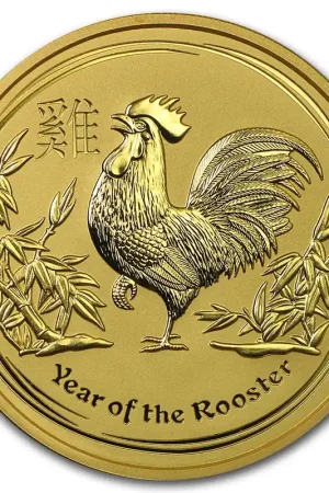 Zwrot pieniędzy Lunar Haan 2 troy ounce gouden munt 2017 - Goudverzekerd