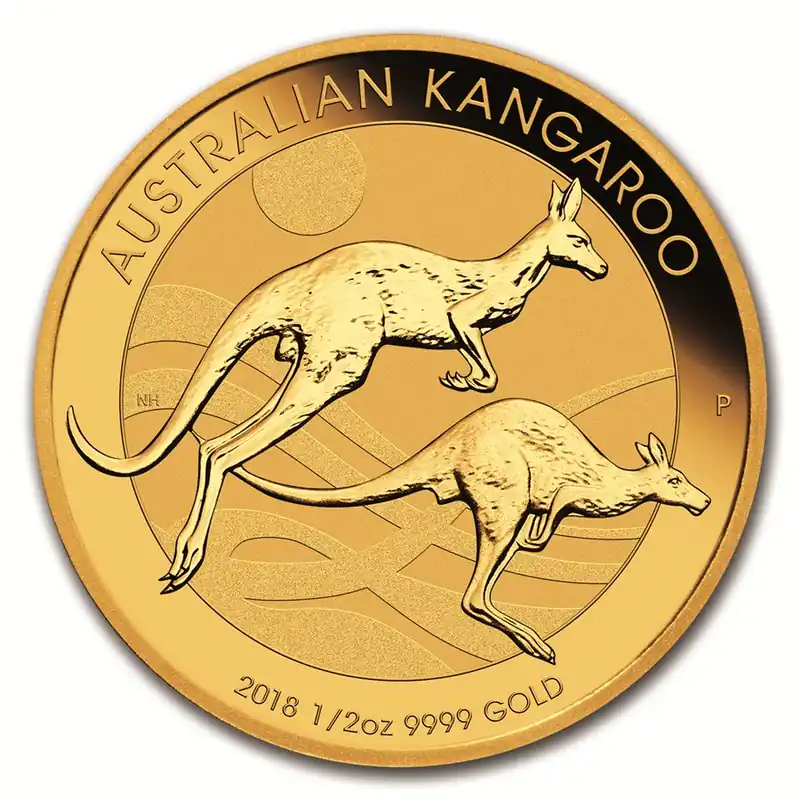 Kangaroo 1/2 troy ounce gouden munt 2018 - Goudverzekerd Wyprzedaż