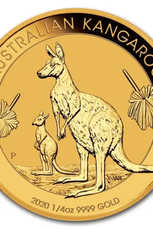 Kangaroo 1/4 troy ounce gouden munt 2020 - Goudverzekerd Wyprzedaż