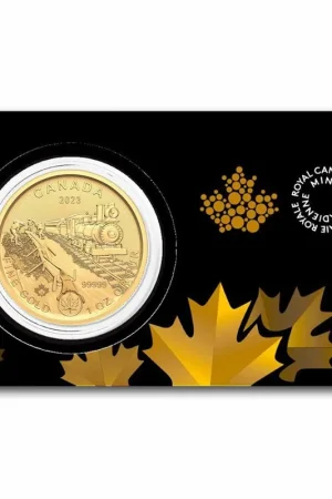 Ekspresowa dostawa Klondike Gold Rush: Passage for Gold 1 troy ounce gouden munt 2023 - Goudverzekerd