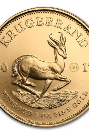 Promocja Krugerrand 1 troy ounce gouden munt 2017 50 year anniversary - Goudverzekerd