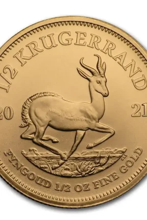 Szybka dostawa Krugerrand 1/2 troy ounce gouden munt 2021 - Goudverzekerd