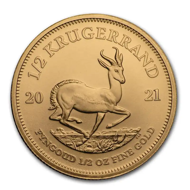 Szybka dostawa Krugerrand 1/2 troy ounce gouden munt 2021 - Goudverzekerd