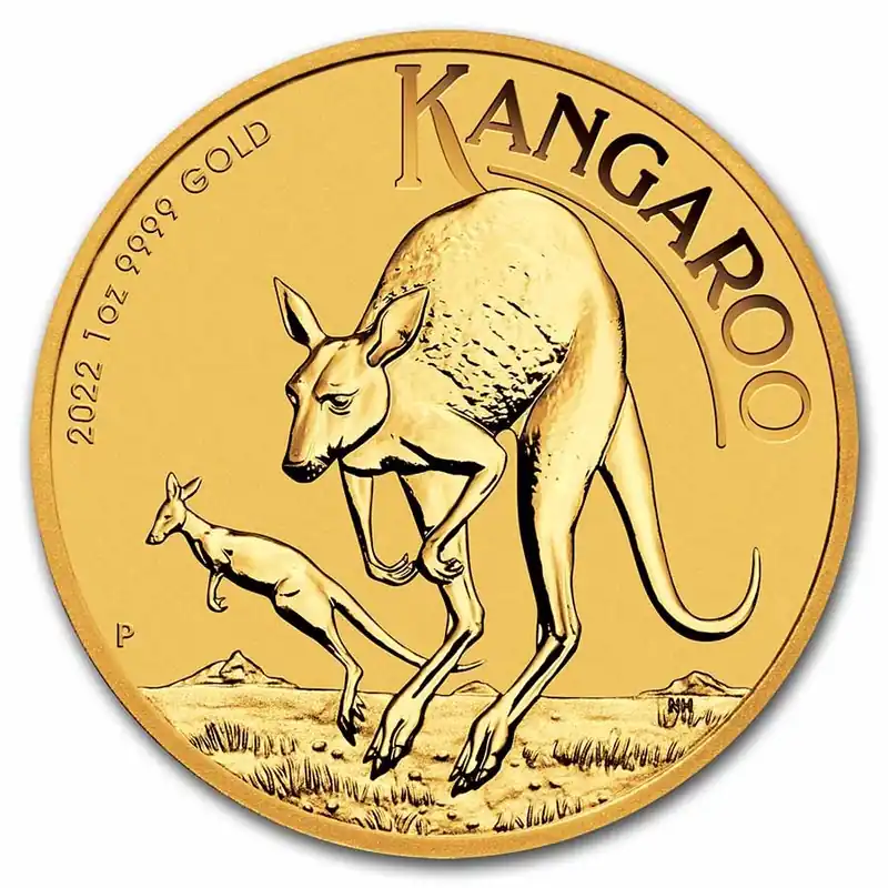 Kangaroo 1 troy ounce gouden munt 2022 - Goudverzekerd Szybka dostawa