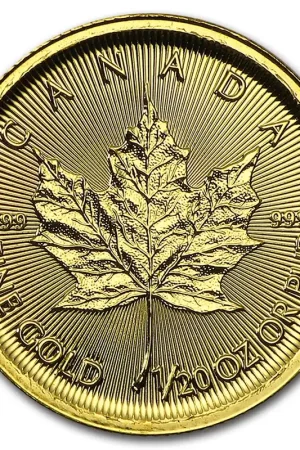 Maple Leaf 1/20 troy ounce gouden munt 2016 - Goudverzekerd Wyprzedaż