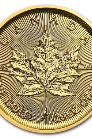Maple Leaf 1/20 troy ounce gouden munt 2018 - Goudverzekerd Popularny
