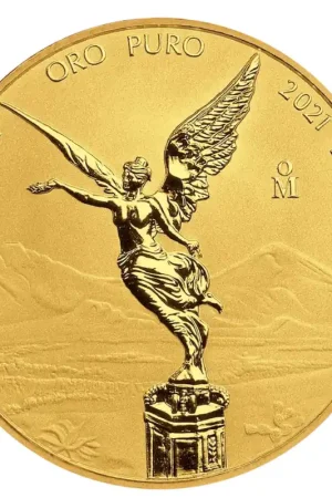 Ekspresowa dostawa Mexican Libertad 1 troy ounce gouden munt 2021 Reverse PROOF - Goudverzekerd