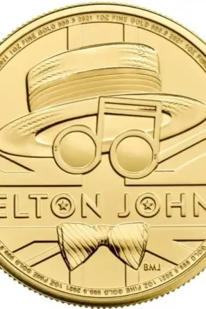 Oferta Music Legends Elton John 1 troy ounce gouden munt 2021 - Goudverzekerd