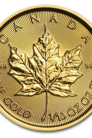 Maple Leaf 1/10 troy ounce gouden munt 2016 - Goudverzekerd Autentyczny