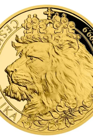 Niue Czech Lion 1 troy ounce gouden munt 2021 Proof kopen Autentyczny