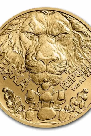 Niue Czech Lion 1 troy ounce gouden munt 2023 kopen Wyprzedaż