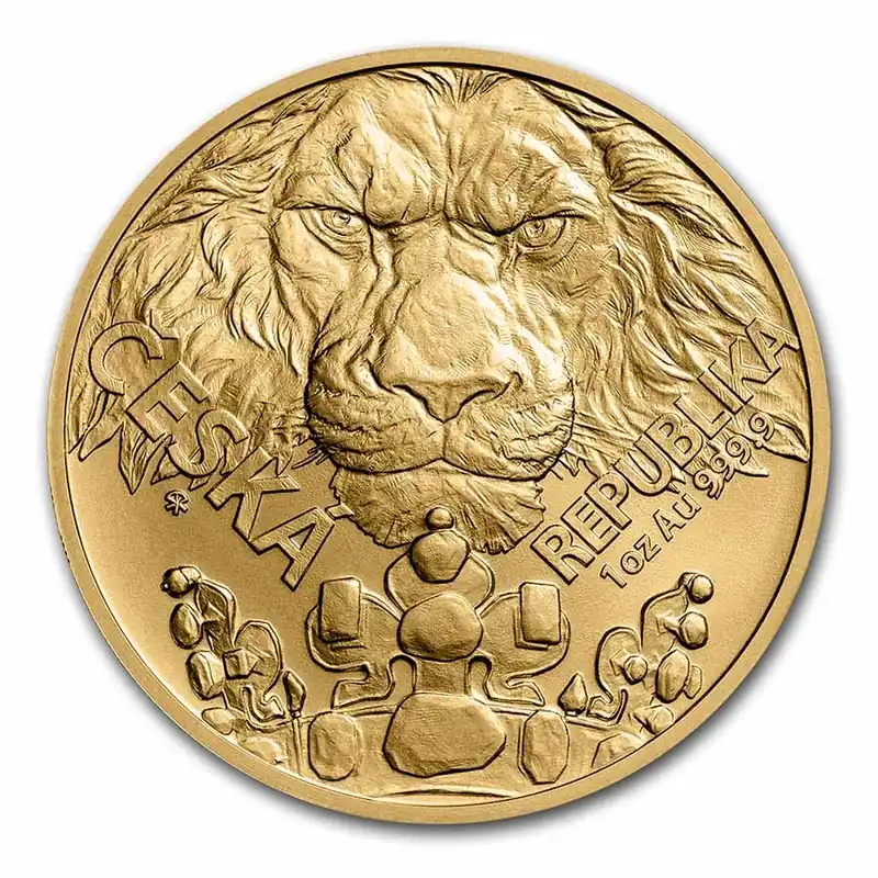 Niue Czech Lion 1 troy ounce gouden munt 2023 kopen Wyprzedaż
