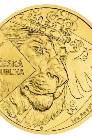 Tylko dziś Niue Czech Lion 1 troy ounce gouden munt 2024 kopen