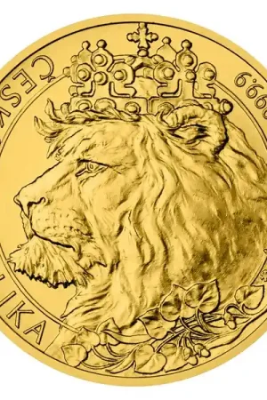 Niue Czech Lion 1/4 troy ounce gouden munt 2021 kopen Tani