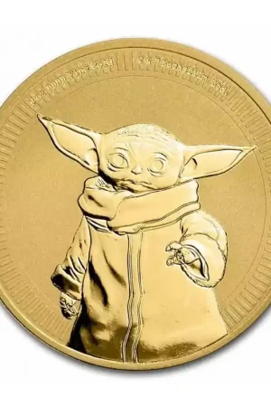 Szybka dostawa Niue Star Wars Baby Yoda 1 troy ounce gouden munt 2021 kopen