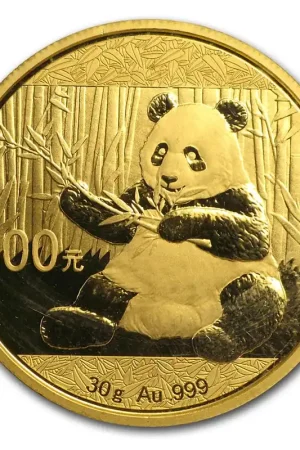 Panda 30 gram gouden munt - Goudverzekerd Wyprzedaż