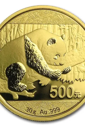 Panda 30 gram gouden munt 2016 - Goudverzekerd Rabat
