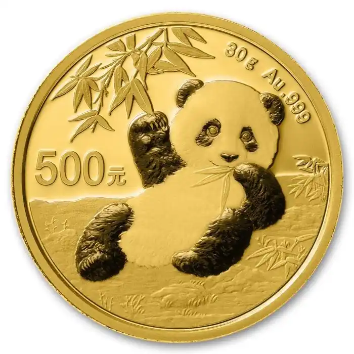 Wyprzedaż Panda 30 gram gouden munt 2020 - Goudverzekerd