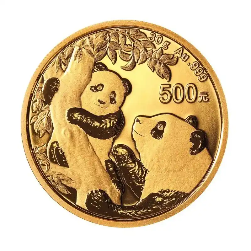 Autentyczny Panda 30 gram gouden munt 2021 - Goudverzekerd