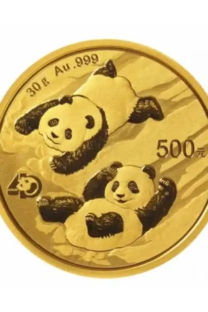 Panda 30 gram gouden munt 2022 - Goudverzekerd Oferta limitowana